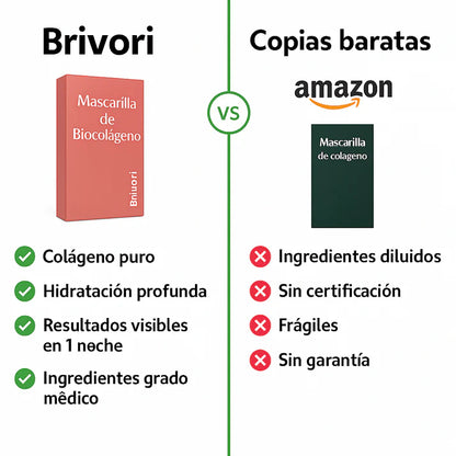 Mascarilla de Biocolágeno BRIVORI - Consigue una piel más suave y joven