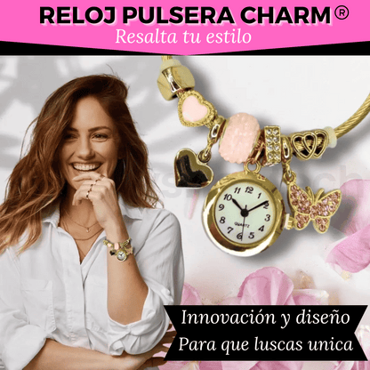 COMBO PULSERA RELOJ CHARMS + RELOJ DIGITAL GRATIS