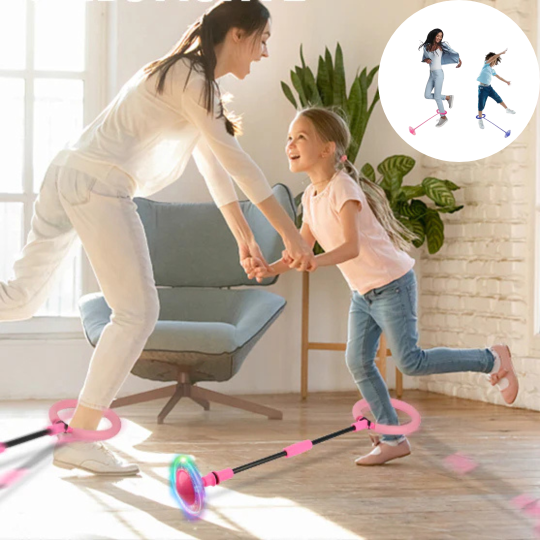 JUGUETE SALTADOR CON LUCES LED BABY DOM