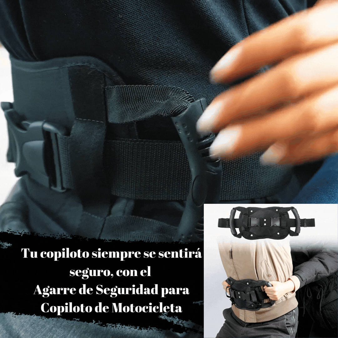 Agarre de Seguridad para Copiloto de Motocicleta