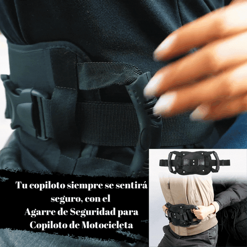 Agarre de Seguridad para Copiloto de Motocicleta