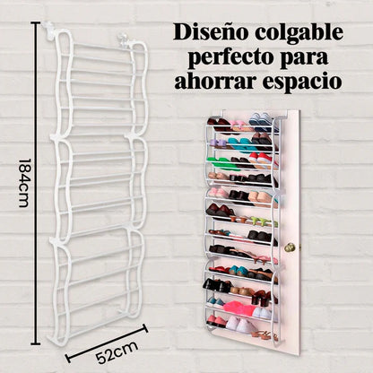 ZAPATERA COLGANTE PARA PUERTA 36 PARES