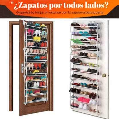 ZAPATERA COLGANTE PARA PUERTA 36 PARES