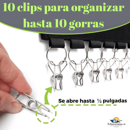 Organizador de gorras