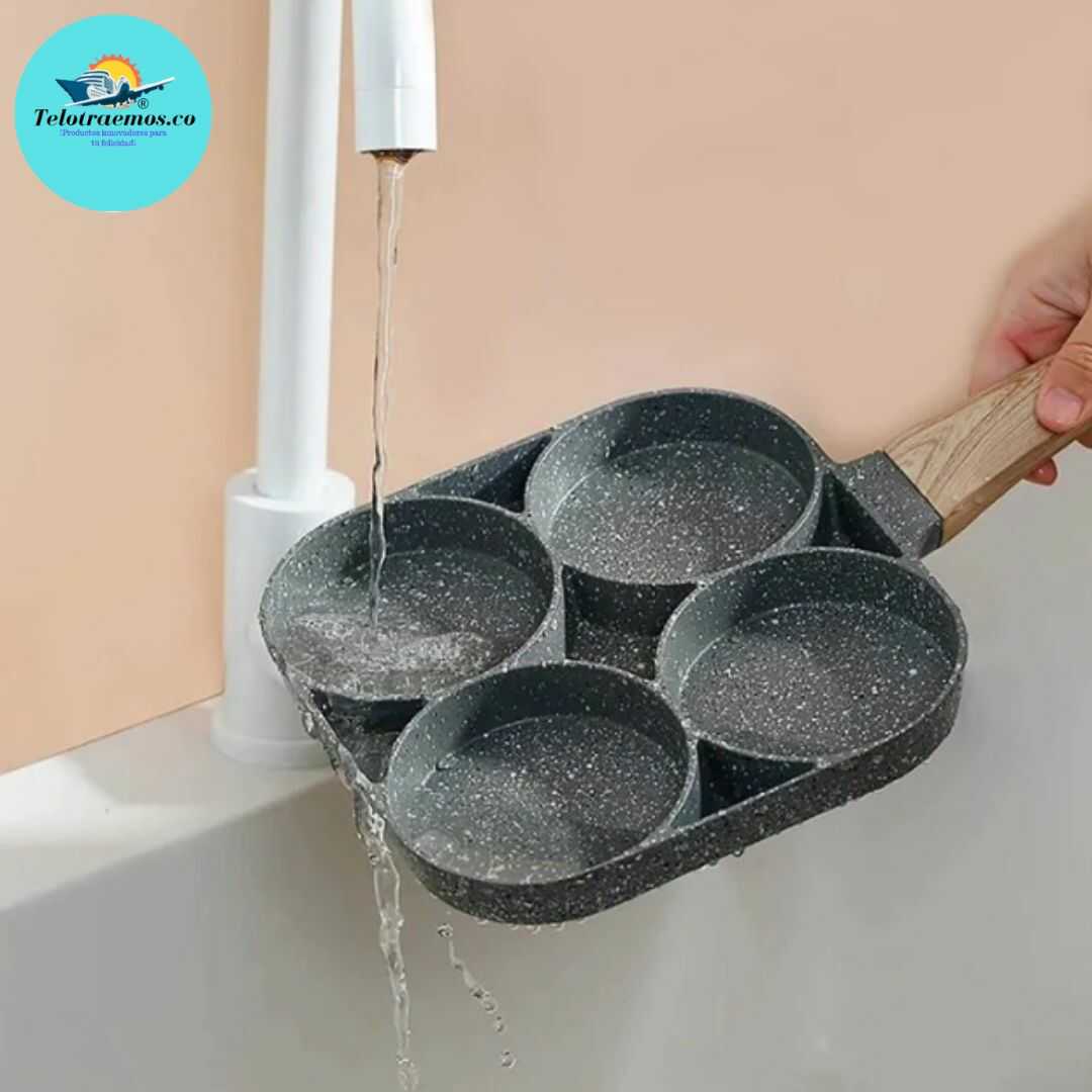 SARTÉN ANTIADHERENTE 4 COMPARTIMENTOS MU