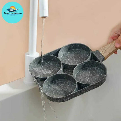 SARTÉN ANTIADHERENTE 4 COMPARTIMENTOS MU